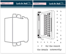 Load image into Gallery viewer, Typewriter Pocket Metal Die