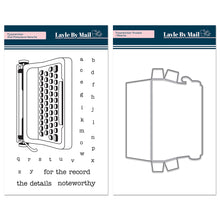 Load image into Gallery viewer, Typewriter Stamp &amp; Pocket Metal Die Bundle