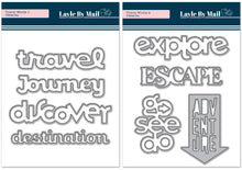 Load image into Gallery viewer, Travel Words 1 - Dies