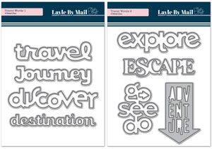 Travel Words - 6x8 Stamp Set