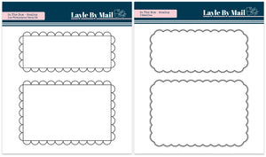 In The Box - Scallop - 4x4 Stamp Set