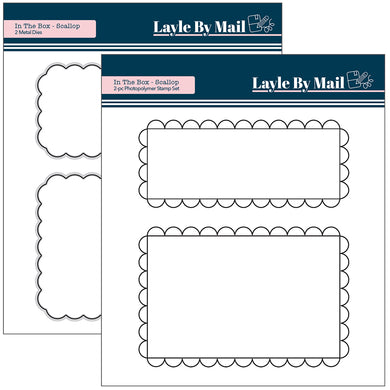 In the Box - Scallop Stamp & Die Bundle