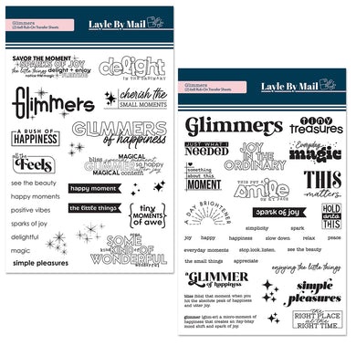 Rub Ons – Layle By Mail