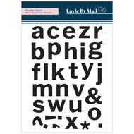 Layle By Mail | Charlie Lowercase Alpha - 6x8 Stamp Set