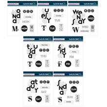 Load image into Gallery viewer, Days of the Week - Thursday - 4x4 Stamp Set
