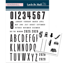 Load image into Gallery viewer, Out the Window - Version 2 - 6x8 + 3x3 Stamp Set