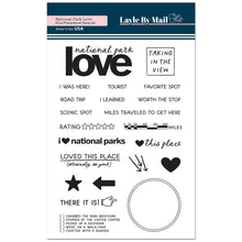Load image into Gallery viewer, Layle By Mail | National Park Love 4x6 Stamp Set