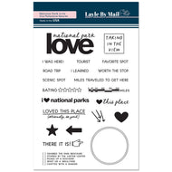 National Park Love 4x6 Stamp Set