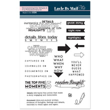 Load image into Gallery viewer, Documenting the Details 2 - 5x7 Stamp Set