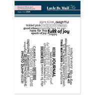 Layle By Mail | Stacked Word Art - 4x5 Stamp Set