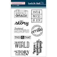 Layle By Mail | Documenting the Details - 4x6 Stamp Set