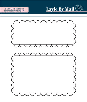 In The Box - Scallop - 4x4 Stamp Set