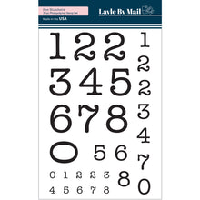 Load image into Gallery viewer, Poe Numbers - 4x6 Stamp Set