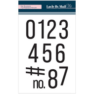Tali Numbers - 4x6 Stamp Set