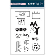 Month by Month - May - 4x6 Stamp Set