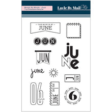 Load image into Gallery viewer, Month by Month - June - 4x6 Stamp Set