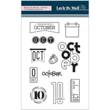 Load image into Gallery viewer, Month by Month - October - 4x6 Stamp Set