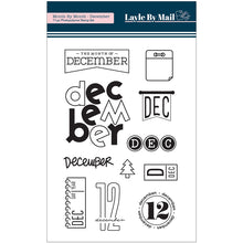 Load image into Gallery viewer, Month by Month - December - 4x6 Stamp Set