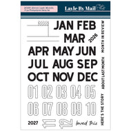 2026 About Last Month - 6x8 Stamp Set - INCLUDED IN YEAR IN REVIEW KIT!