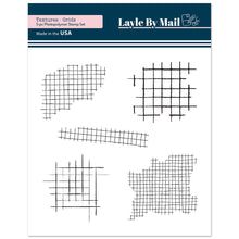 Load image into Gallery viewer, Textures | Grids - 4x4 Stamp Set