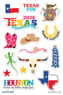 Layle By Mail | Texas Little Craft Fest - 4x6 Vinyl Stickers