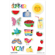 Layle By Mail | Summer - 4x6 Vinyl Stickers