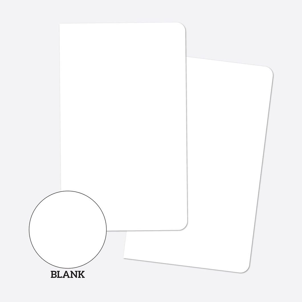Layle By Mail | Blank Standard Wide Inserts - All New White Covers