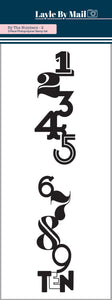 By The Numbers - 2 - 2x6 Stamp Set