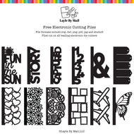 FREE Digital Cut Files | 2026 Layle By Mail 6th Anniversary Celebration - Set of (12) Designs