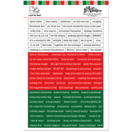 Layle By Mail | Dear December - Wordstrip Stickers
