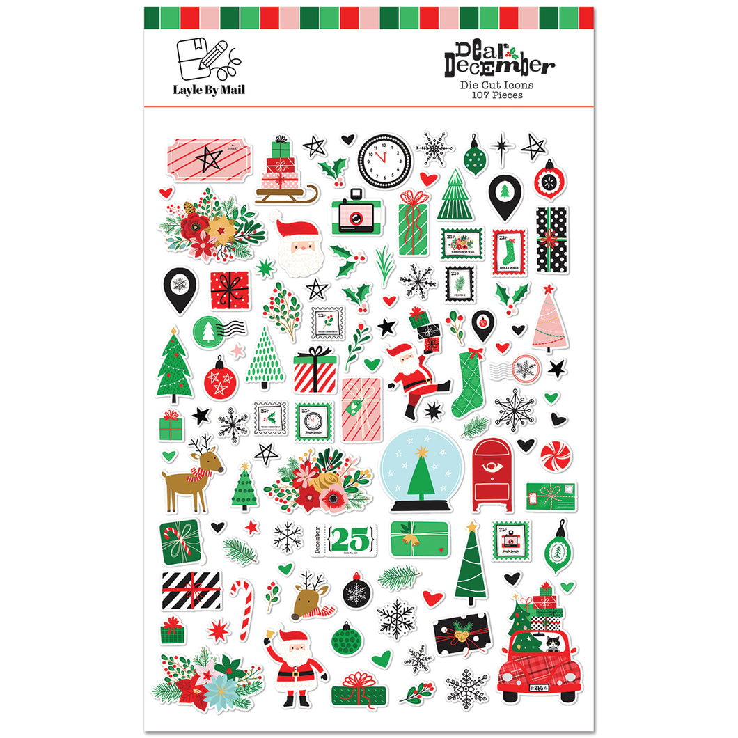 Layle By Mail | Dear December - Die Cut Icons