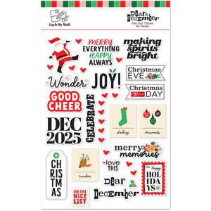 Layle By Mail | Dear December - Die Cut Titles