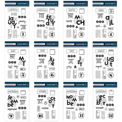 Month By Month Stamp Sets - 12 Month Bundle