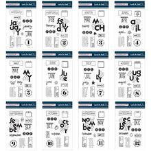 Load image into Gallery viewer, Month by Month - December - 4x6 Stamp Set