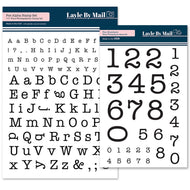 Poe Alpha & Numbers Stamps Bundle