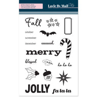 Layle By Mail Season Pass 2025 | Fall/Holiday - 4x6 Stamp Set - RETIRED
