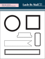 Layle By Mail | Tabs & Labels - 4x4 Stamp Set