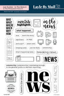 List Builder - In the News 2 - 5x7 Stamp Set