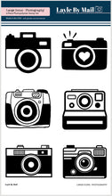 Load image into Gallery viewer, Large Icons - Photography 4x6 Stamp Set