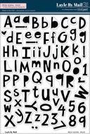 Willy 6x8 Alphabet - Solid Stamp Set