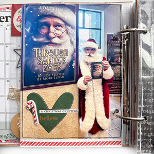 Elle's Studio | Christmas Cardstock Die Cut Hearts with Matte Gold Foil