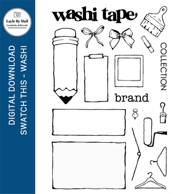 Digital Stamps:  Swatch This - Washi