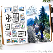 Load image into Gallery viewer, Postage Builder Frames Stamp Set &amp; Metal Dies Bundle