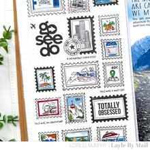 Load image into Gallery viewer, Postage Builder Frames Stamp Set &amp; Metal Dies Bundle