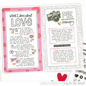 List Builder - This is Me 6x8 Stamp Set