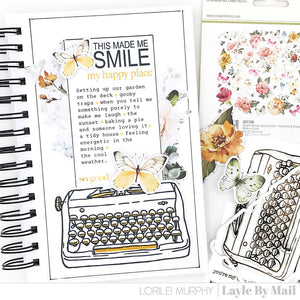 In the News Stamp Set & Typewriter Metal Die Bundle