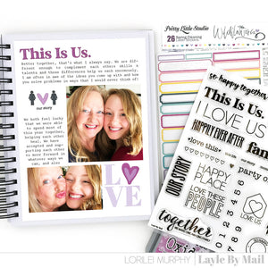 This is Us 6x8 Stamp Set