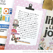 Load image into Gallery viewer, Layle By Mail | Out of Print - RETRO Junk Journal 6x10 Sticker &amp; Paper Book