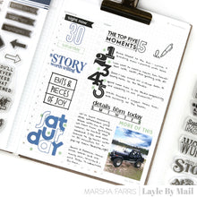 Load image into Gallery viewer, By The Numbers - 2 - 2x6 Stamp Set