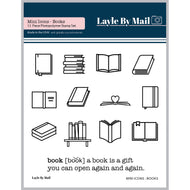 List Builder - Mini Icons - Books 3x3 Stamp Set